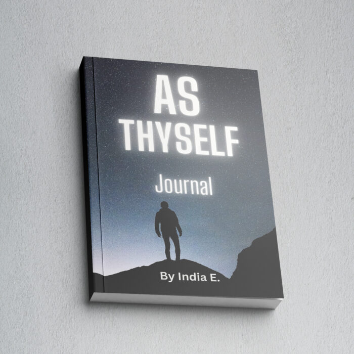 photo of a book by India E. AS THYSELF Journal